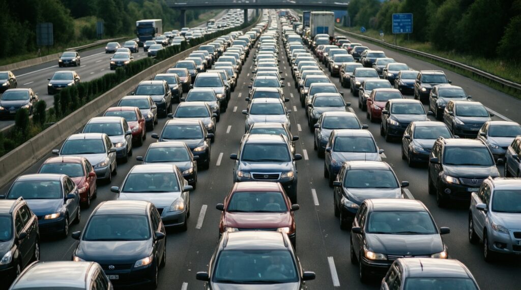 Дорожная обстановка: пробки, ремонты, перекрытия и опасные участки на трассах республики - иллюстрация