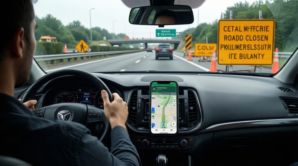 Дорожная обстановка: пробки, ремонты, перекрытия и опасные участки на трассах республики - иллюстрация