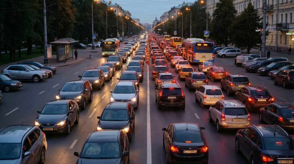 ДТП и пробки: самая проблемная улица дня и причины заторов - иллюстрация