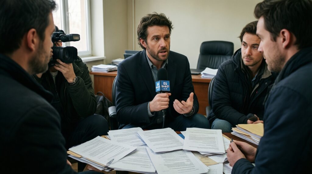 Репортаж с места события: один день в эпицентре главной новости - иллюстрация