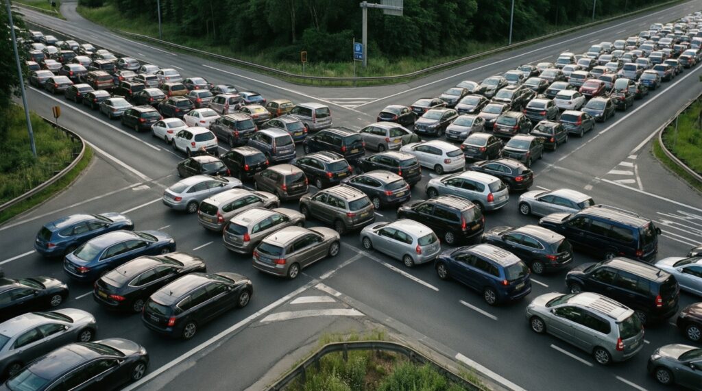 Ситуация на дорогах Марий Эл: пробки, аварийные участки, ограничения движения и ремонты - иллюстрация