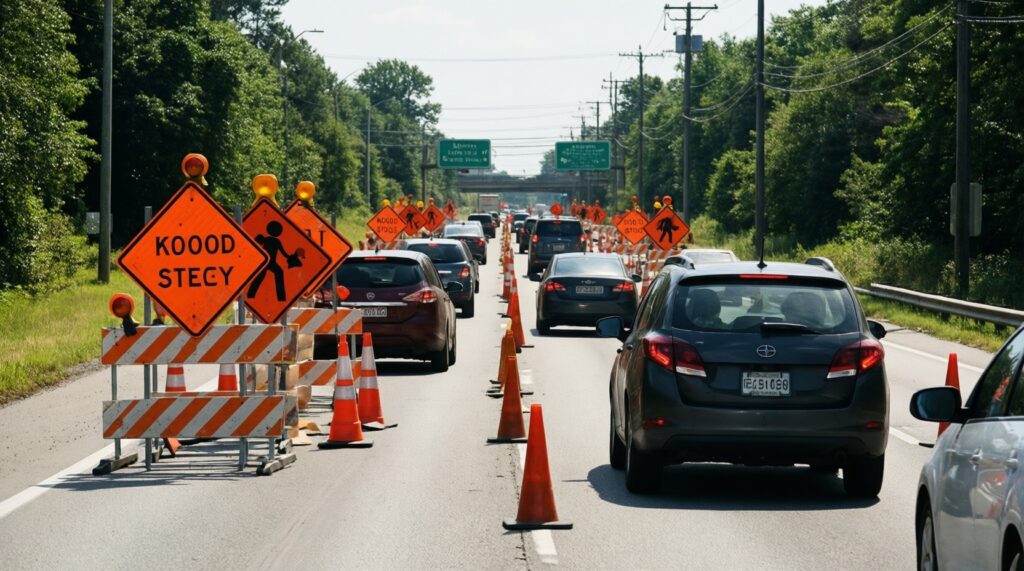 Дорожная обстановка сегодня: пробки, ДТП, ремонты и перекрытия по республике - иллюстрация